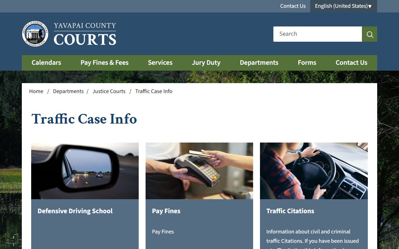Yavapai County traffic court information